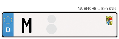 Kfz-Kennzeichen in München